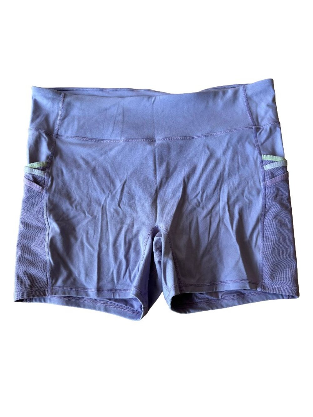 Fabletics Motion 365  Mid-Rise 5" Plus Size 2X Trinity Running Bike Short Purple